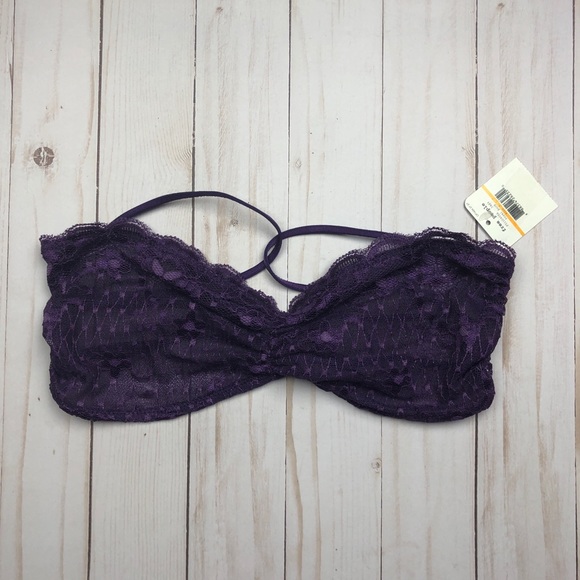 Free People NWT Essential Lace Bandeau - Picture 4 of 4